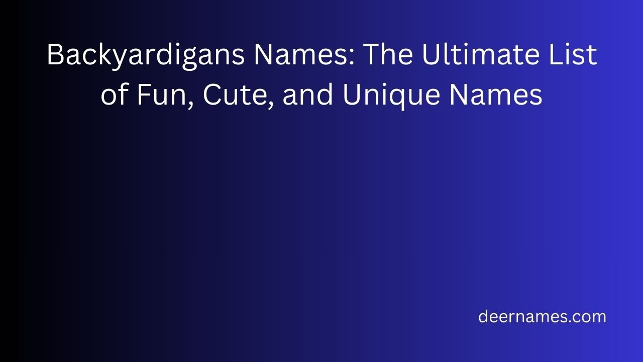 backyardigans names