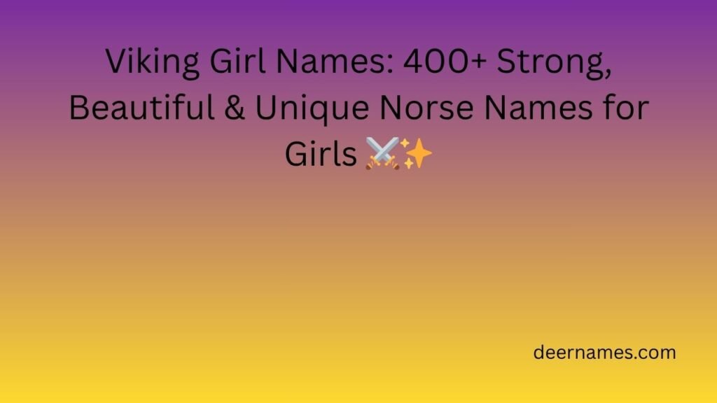 viking girl names